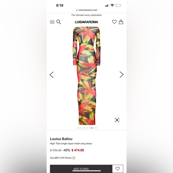 Louisa Ballou Multicolor Maxi Dress - Picture 2 of 7